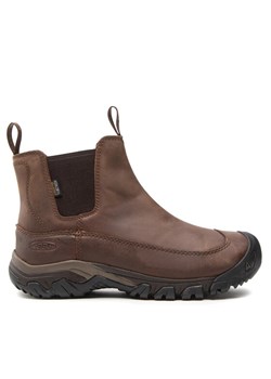 Sztyblety Keen Anchorage Boot III Wp 1017790 Brązowy ze sklepu eobuwie.pl w kategorii Buty zimowe męskie - zdjęcie 181308578