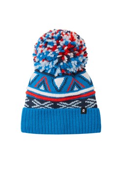 Czapka Reima Kirjoen 5300286A Niebieski ze sklepu eobuwie.pl w kategorii Czapki dziecięce - zdjęcie 181308586