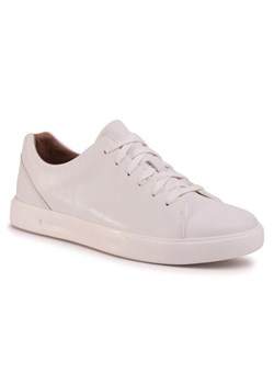 Sneakersy Clarks Un Costa Lace 261401647 Biały ze sklepu eobuwie.pl w kategorii Trampki męskie - zdjęcie 181308648