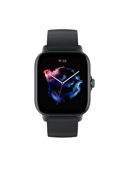 Smartwatch Amazfit Gts 3 A2035 Czarny ze sklepu eobuwie.pl w kategorii Zegarki - zdjęcie 181308805