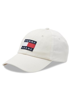 Czapka z daszkiem Tommy Jeans Heritage AW0AW14601 Biały ze sklepu eobuwie.pl w kategorii Czapki z daszkiem damskie - zdjęcie 181309019
