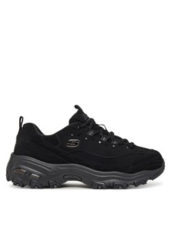 Sneakersy Skechers D'Lites 11949 Czarny ze sklepu eobuwie.pl w kategorii Buty sportowe damskie - zdjęcie 181309146