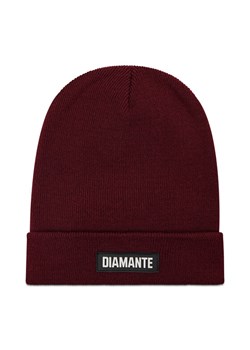 Czapka Diamante Wear 5546 Bordowy ze sklepu eobuwie.pl w kategorii Czapki zimowe damskie - zdjęcie 181309587