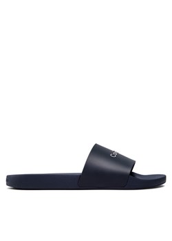 Klapki Calvin Klein Jeans Pool Slide HM0HM00455 Granatowy ze sklepu eobuwie.pl w kategorii Klapki męskie - zdjęcie 181309807