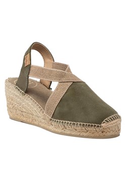 Espadryle Toni Pons Tona Zielony ze sklepu eobuwie.pl w kategorii Espadryle damskie - zdjęcie 181309836