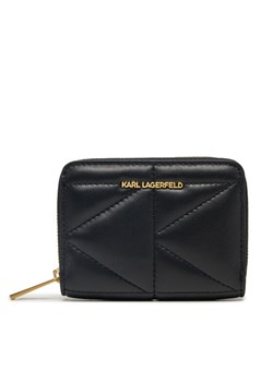 Portfel damski KARL LAGERFELD A1W32064 Czarny ze sklepu eobuwie.pl w kategorii Portfele damskie - zdjęcie 181309898