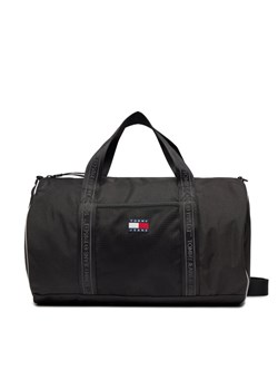 Torba Tommy Jeans Tjm Heritage Round Duffle AM0AM11950 Czarny ze sklepu eobuwie.pl w kategorii Torby podróżne - zdjęcie 181310198