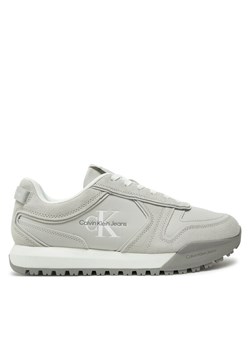 Sneakersy Calvin Klein Jeans Toothy Runner Irregular Lines YM0YM00624 Szary ze sklepu eobuwie.pl w kategorii Buty sportowe męskie - zdjęcie 181310576
