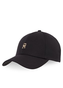 Czapka z daszkiem Tommy Hilfiger Elevated Chic Cap AW0AW17128 Czarny ze sklepu eobuwie.pl w kategorii Czapki z daszkiem damskie - zdjęcie 181310659