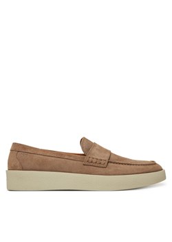 Mokasyny BOSS Clay 50536159 Beżowy ze sklepu eobuwie.pl w kategorii Mokasyny męskie - zdjęcie 181310706