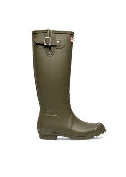 Kalosze Hunter HFW-004 Khaki ze sklepu eobuwie.pl w kategorii Kalosze damskie - zdjęcie 181310738