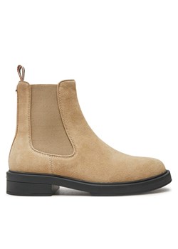 Sztyblety Boss Vanity ChBootie SD 50513082 Beżowy - id: 0000304258268 - marki BOSS HUGO BOSS - 181310828 Sztyblety Boss Vanity ChBootie SD 50513082 Beżowy ze sklepu eobuwie.pl w kategorii Botki - zdjęcie 181310828