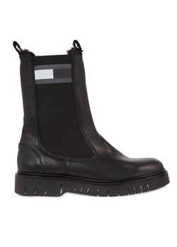 Sztyblety Tommy Jeans Tjw Warmlined Chelsea Boot EN0EN02313 Czarny ze sklepu eobuwie.pl w kategorii Botki - zdjęcie 181310849