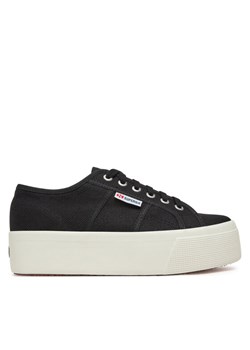 Tenisówki Superga 2790 Platform S9111LW Czarny ze sklepu eobuwie.pl w kategorii Trampki damskie - zdjęcie 181311048