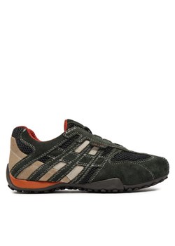 Półbuty Geox U Snake L U4207L 02214 C1300 Zielony ze sklepu eobuwie.pl w kategorii Półbuty męskie - zdjęcie 181311186