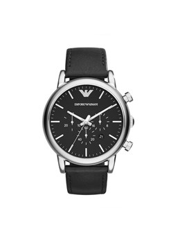 Zegarek Emporio Armani AR1828 Czarny ze sklepu eobuwie.pl w kategorii Zegarki - zdjęcie 181311417