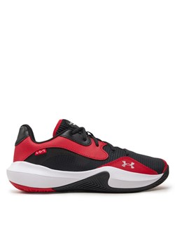 Buty do koszykówki Under Armour UA Lockdown 7 Low 3027646 Czerwony ze sklepu eobuwie.pl w kategorii Buty sportowe męskie - zdjęcie 181311559