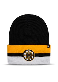Czapka 47 Brand NHL Boston Bruins Split Cuff '47 H-SPLCC01ACE-BK Czarny - id: 0196895666695 - marki 47 Brand - 181311567 Czapka 47 Brand NHL Boston Bruins Split Cuff '47 H-SPLCC01ACE-BK Czarny ze sklepu eobuwie.pl w kategorii Czapki zimowe męskie - zdjęcie 181311567