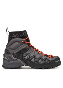 Trekkingi Salewa Wildfire Edge Mid GTX 0000061350 Szary ze sklepu eobuwie.pl w kategorii Buty trekkingowe męskie - zdjęcie 181311687