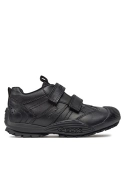 Sneakersy Geox J Savage A J0424A 00043 C9999 S Czarny ze sklepu eobuwie.pl w kategorii Buty sportowe dziecięce - zdjęcie 181311697
