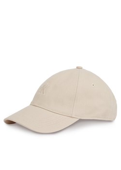 Czapka z daszkiem Calvin Klein Embroidered Monogram Cap LV04K5024G Beżowy ze sklepu eobuwie.pl w kategorii Czapki z daszkiem damskie - zdjęcie 181311709