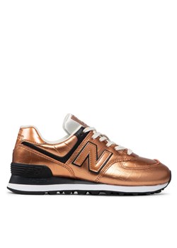 Sneakersy New Balance WL574PX2 Miedziany ze sklepu eobuwie.pl w kategorii Buty sportowe damskie - zdjęcie 181311745