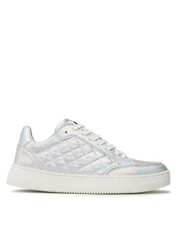 Sneakersy DKNY Oriel K4205168 Srebrny ze sklepu eobuwie.pl w kategorii Buty sportowe damskie - zdjęcie 181312319