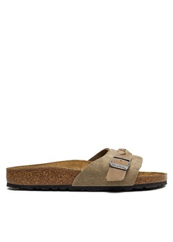 Klapki Birkenstock Oita Braided 1026730 Brązowy ze sklepu eobuwie.pl w kategorii Klapki damskie - zdjęcie 181312467