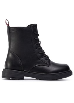 Kozaki Geox J Eclair G. D J049QD 000BC C9999 M Czarny ze sklepu eobuwie.pl w kategorii Buty zimowe dziecięce - zdjęcie 181312505