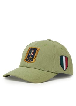 Czapka z daszkiem Aeronautica Militare 251HA1150CT3043 Zielony ze sklepu eobuwie.pl w kategorii Czapki z daszkiem męskie - zdjęcie 181312587