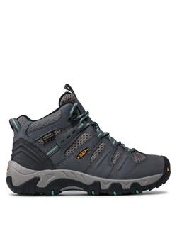 Trekkingi Keen Koven Mid Wp 1020212 Szary ze sklepu eobuwie.pl w kategorii Buty trekkingowe damskie - zdjęcie 181312705
