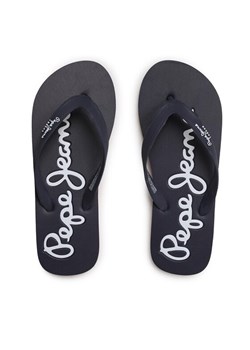 Japonki Pepe Jeans Bay Beach Basic M PMS70128 Granatowy ze sklepu eobuwie.pl w kategorii Klapki męskie - zdjęcie 181312806