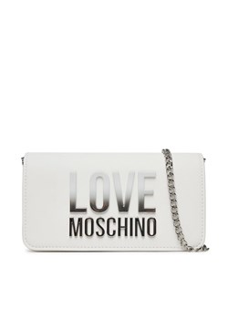 Torebka LOVE MOSCHINO JC5728PP0MKD0100 Biały ze sklepu eobuwie.pl w kategorii Kopertówki - zdjęcie 181312877