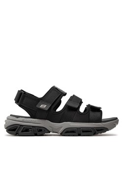 Sandały Skechers Atlan-Bodie 210444/BLK Czarny ze sklepu eobuwie.pl w kategorii Sandały męskie - zdjęcie 181312929