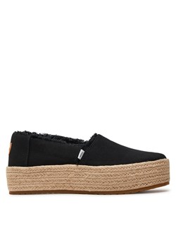 Espadryle Toms Valencia 10019795 Czarny ze sklepu eobuwie.pl w kategorii Espadryle damskie - zdjęcie 181312948