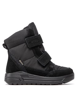 Śniegowce ECCO Urban Snowboarder GORE-TEX 72235251052 Czarny ze sklepu eobuwie.pl w kategorii Buty zimowe dziecięce - zdjęcie 181313265