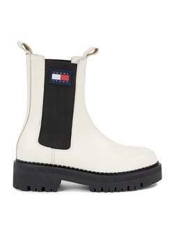 Sztyblety Tommy Jeans Tjw Urban Chelsea EN0EN02298 Biały ze sklepu eobuwie.pl w kategorii Botki - zdjęcie 181313559