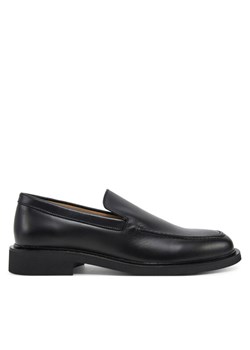 Mokasyny Calvin Klein Sq Rubber Onepiece Moccasin HM0HM01883 Czarny ze sklepu eobuwie.pl w kategorii Mokasyny męskie - zdjęcie 181313577