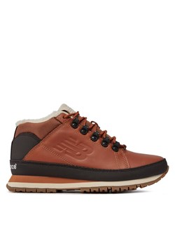 Trzewiki New Balance Classics H754LFT Brązowy ze sklepu eobuwie.pl w kategorii Buty zimowe męskie - zdjęcie 181313616