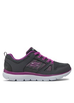 Sneakersy Skechers New World 12997/CCPR Szary ze sklepu eobuwie.pl w kategorii Buty sportowe damskie - zdjęcie 181313739