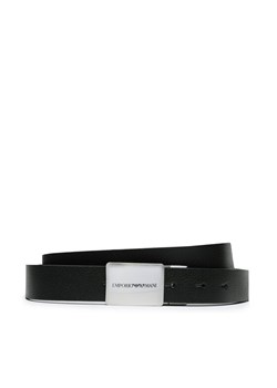 Pasek Męski Emporio Armani Y4S563 Y737E 88044 Czarny ze sklepu eobuwie.pl w kategorii Paski męskie - zdjęcie 181313776