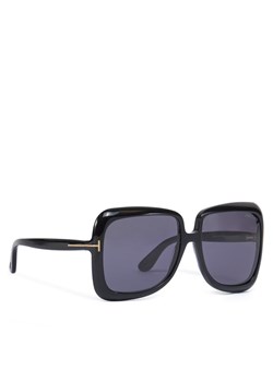 Okulary przeciwsłoneczne Tom Ford FT1156 01A Czarny ze sklepu eobuwie.pl w kategorii Okulary przeciwsłoneczne damskie - zdjęcie 181313829