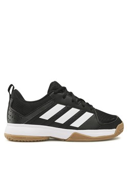 Buty halowe adidas Ligra 7 Kids FZ4681 Czarny ze sklepu eobuwie.pl w kategorii Buty sportowe dziecięce - zdjęcie 181313877