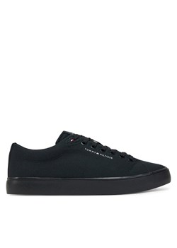 Tenisówki Tommy Hilfiger Hi Vulc Low Core Canvas FM0FM05396 Czarny ze sklepu eobuwie.pl w kategorii Trampki męskie - zdjęcie 181313916