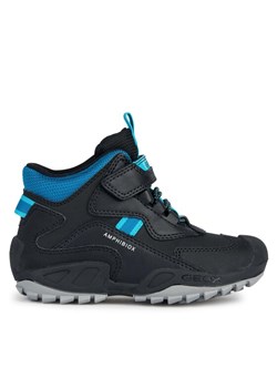 Śniegowce Geox Jr New Savage B Abx J261WB 050BU C9269 M Czarny ze sklepu eobuwie.pl w kategorii Buty zimowe dziecięce - zdjęcie 181313966