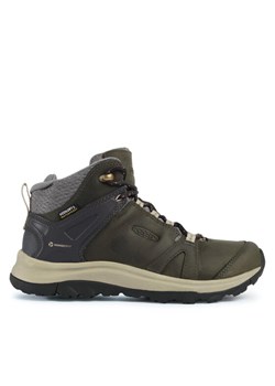Trekkingi Keen Terradora II Leather Mid Wp 1023730 Zielony ze sklepu eobuwie.pl w kategorii Buty trekkingowe damskie - zdjęcie 181314015