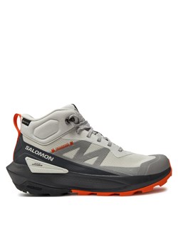 Trekkingi Salomon Elixir Activ Mid Gore-Tex L47456700 Szary ze sklepu eobuwie.pl w kategorii Buty trekkingowe męskie - zdjęcie 181314286