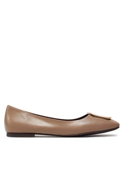 Baleriny Tory Burch 154077 Brązowy ze sklepu eobuwie.pl w kategorii Balerinki - zdjęcie 181314469