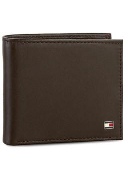 Duży Portfel Męski Tommy Hilfiger Eton Mini Cc Wallet AM0AM00655 Brązowy ze sklepu eobuwie.pl w kategorii Portfele męskie - zdjęcie 181314568