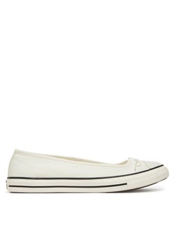 Baleriny Converse Chuck Taylor All Star Dainty Ballerina A16211C Beżowy ze sklepu eobuwie.pl w kategorii Balerinki - zdjęcie 181314955